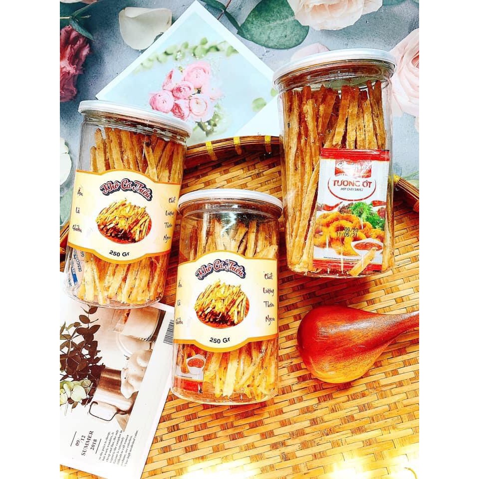 [ HCM ] Khô Cá Thiêu Que Loại 1 Hủ Pet 250gr