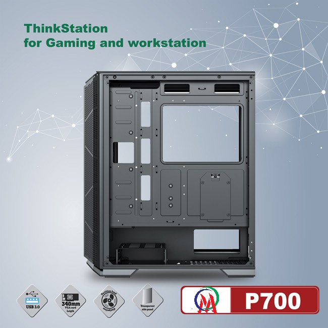 Vỏ Case Máy tính VSP P700 / P710 ThinkStation Chuẩn Full ATX (Mặt Lưới) Siêu làm mát cho PC GAMING | BigBuy360 - bigbuy360.vn