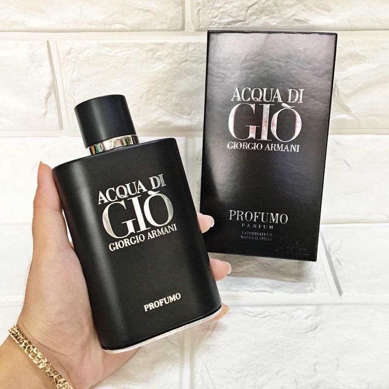 Nước Hoa Nam AQua Di Gio Đen 75ml thanh lịch, Nước Hoa AQUA DI GIO Trắng nam tính - Min Shop