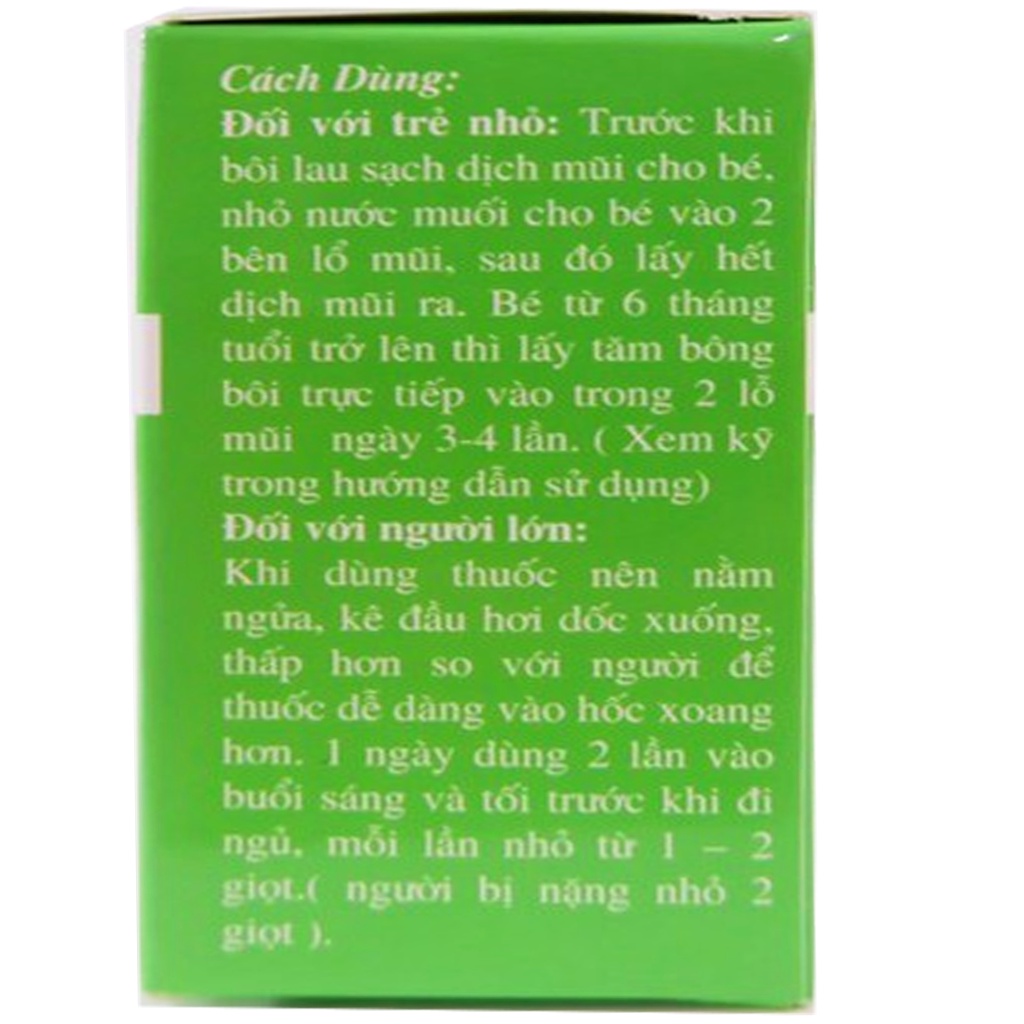 Dung dịch viêm mũi viêm xoang Lợi An giải pháp cho viêm mũi, viêm xoang