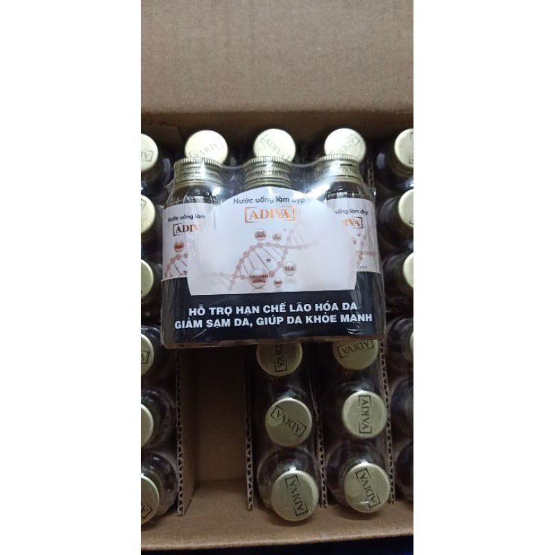 0Nước Uống Làm Đẹp Da ADIVA Collagen - Block 3 Chai