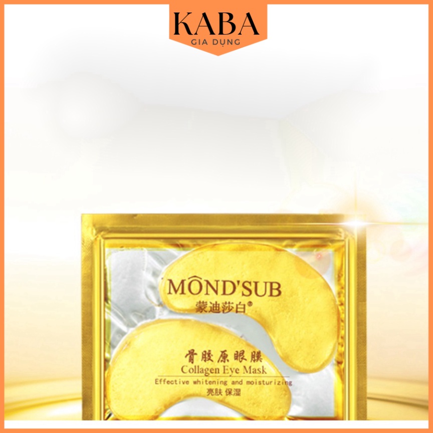 Mặt Nạ Collagen Màu Vàng Làm Mờ Quầng Thâm Bọng Và Nếp Nhăn Hiệu Quả Cho Mắt KABA