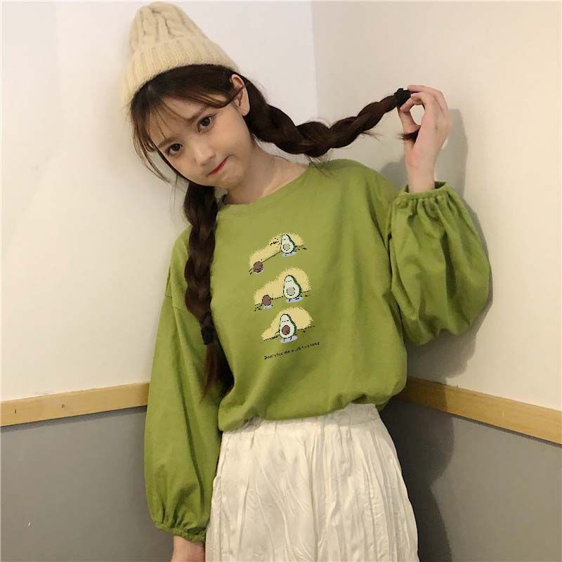 Áo Thun Dáng Rộng In Họa Tiết Thời Trang Mùa Hè Hàn Quốc Cho Nữ