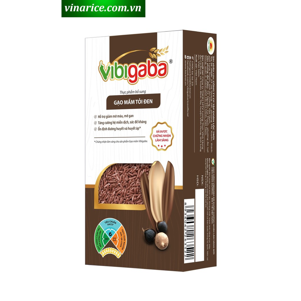 Gạo Mầm Vibigaba Tỏi Đen 1kg