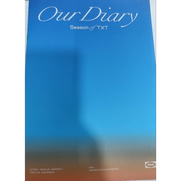 Cuốn nhật ký mùa hè diary nhóm nhạc txt official chính hãng