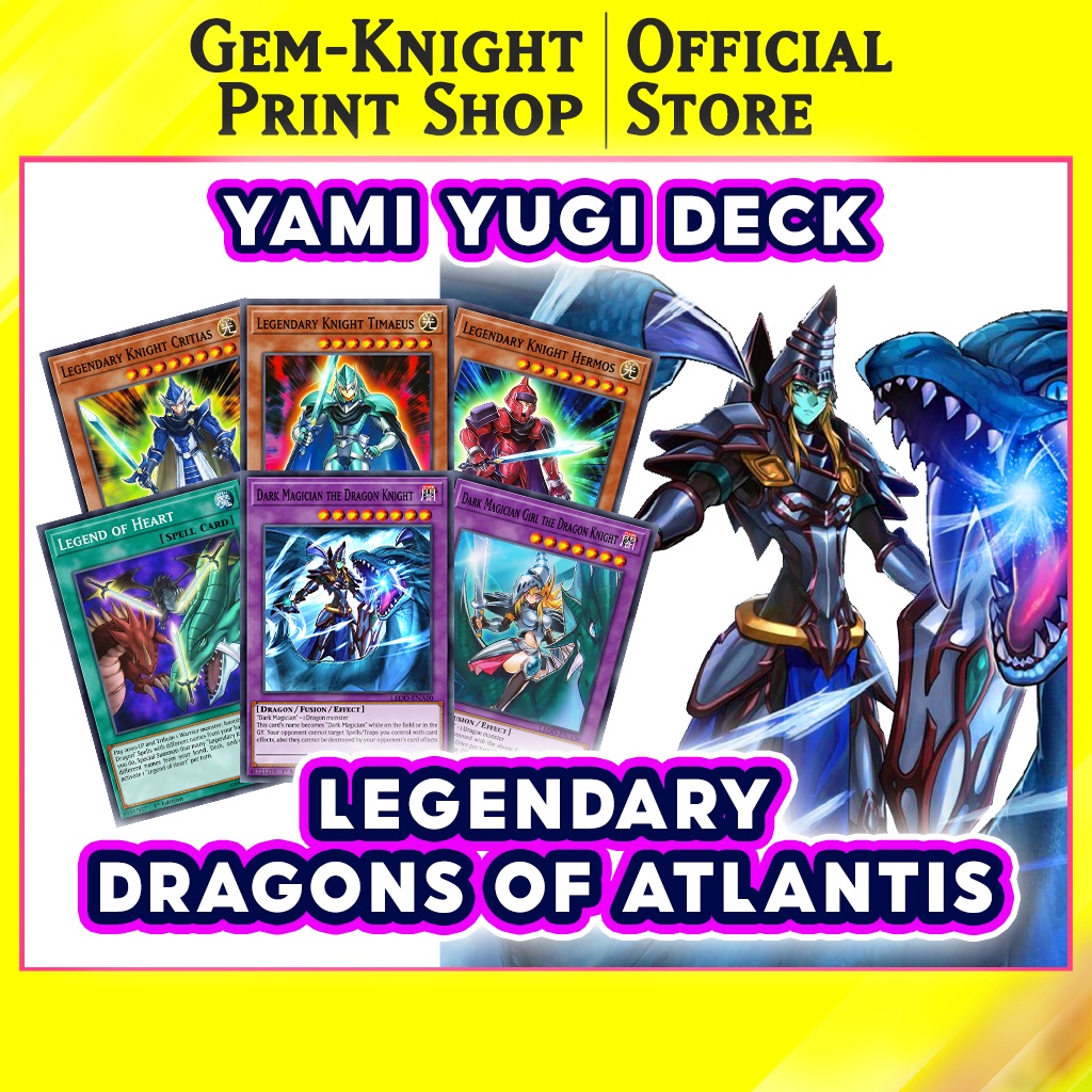 Bộ bài Yugioh - Legendary Dragons of Atlantis - A Deck