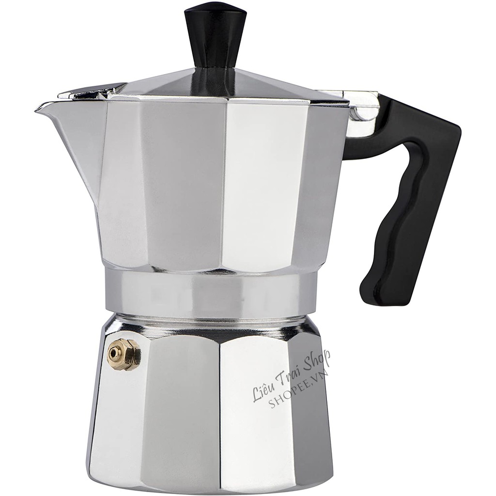 Ấm moka pot pha cà phê cafe espresso phong cách Ý 2cup 80ml