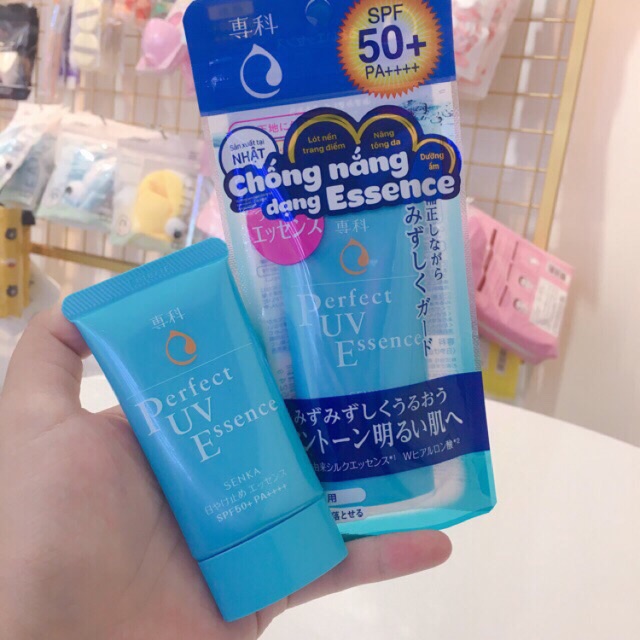 Tinh chất/ Sữa chống nắng Senka Perfect UV Essence/ Milk