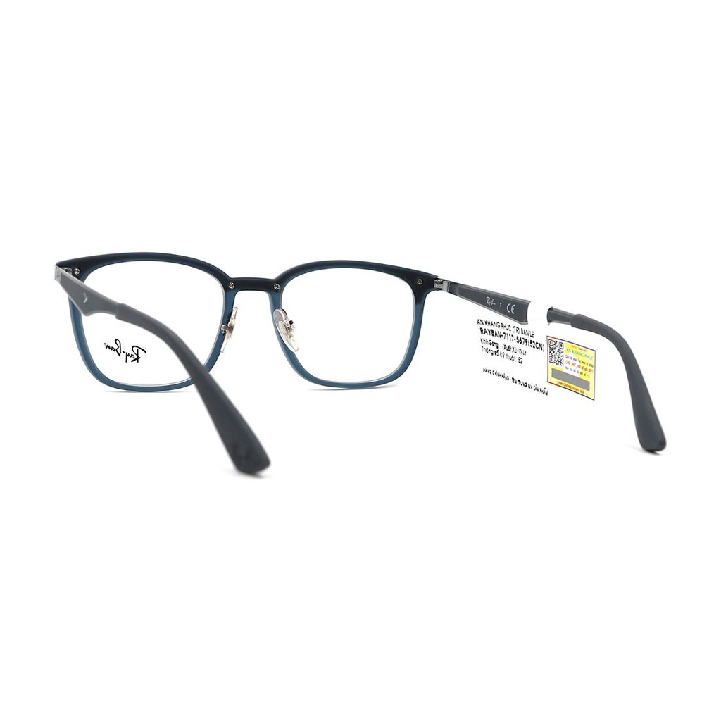 RB7117 5679-Gọng kính nam nữ Rayban chính hãng (52-19-145), thiết kế dễ đeo bảo vệ mắt