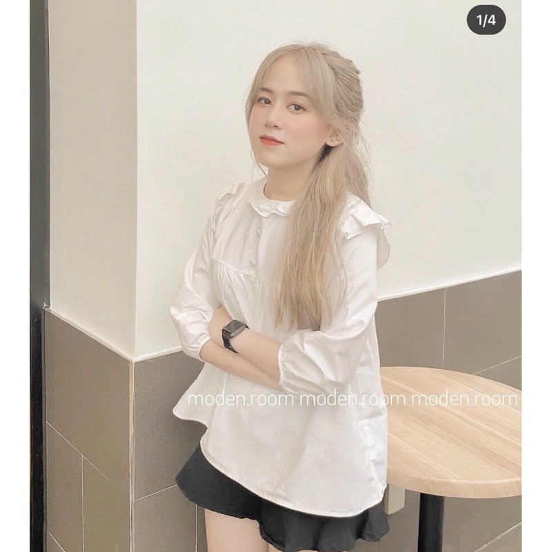 SET ÁO VIỀN TAY PHÔNHF CHÂN VÁY