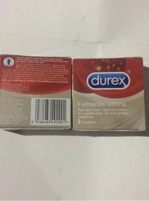 Mua 5 bcs Durex Fetherlite Ultima (3bao) tặng 1gel K.Y