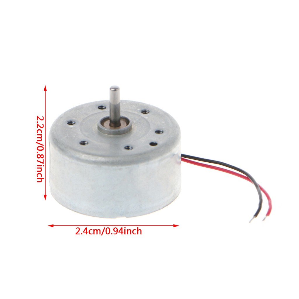 Động cơ năng lượng mặt trời Mini Micro 300 5500RPM DC 3V-6V tiện lợi dành cho đồ chơi