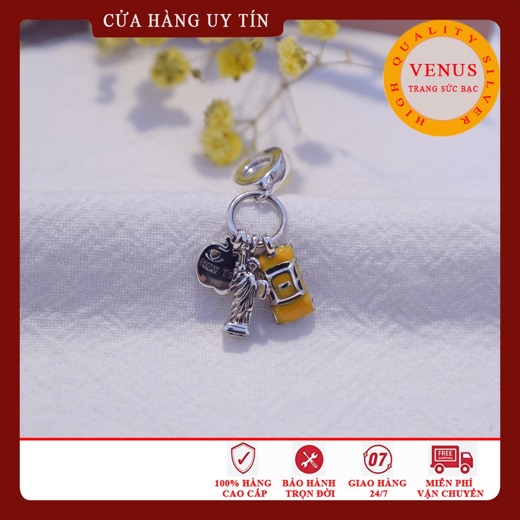 [Charm bạc 925 cao cấp] Treo biểu tượng thành phố New York- Mã sản phẩm VENUS156