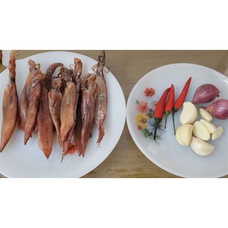 [Mực như video 500gr] Mực muối mặn khô