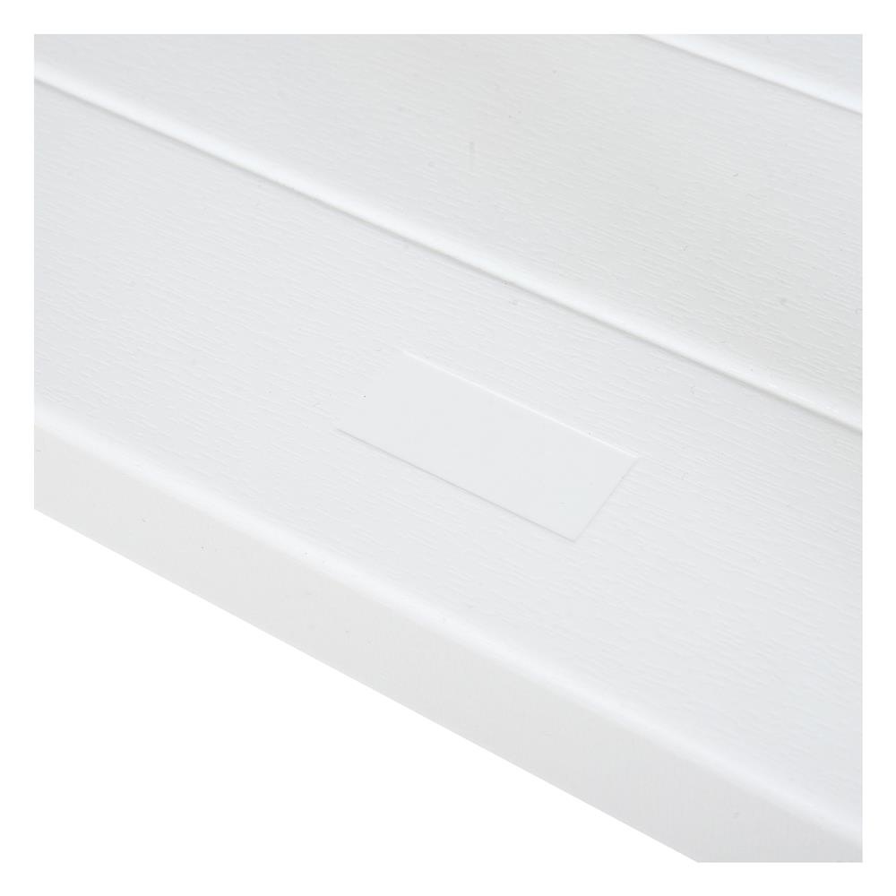 HomeBase STACKO kệ nhựa 3 tầng vân giả gạch BRICK Thái Lan W30xH73xD40cm màu trắng