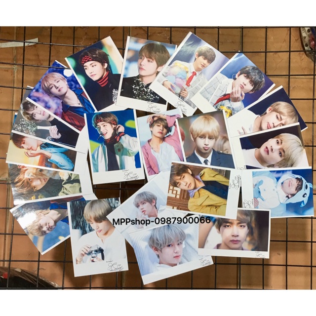 Combo 8 ảnh polaroid Vy BTS có chữ ký khổ 10x15cm ngẫu nhiên