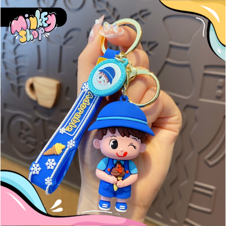 Móc Khóa Đẹp Hình Bé Adorable Dễ Thương phụ kiện Túi Xách -Minkey