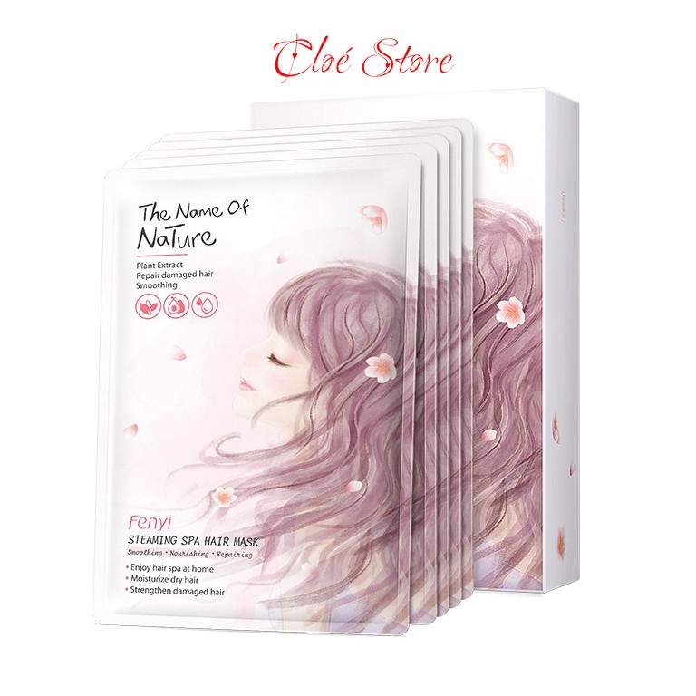 [Lẻ 1 gói] Mặt nạ ủ tóc Fenyi Steaming Spa Hair Mask 35g hàng nội địa Trung