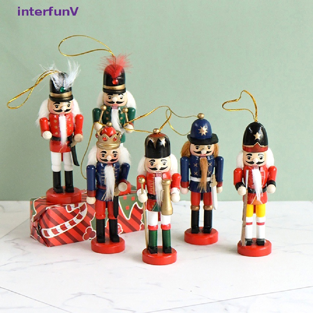 [InterfunV] Búp Bê Người Lính Trang Trí Giáng Sinh 13CM [Mới]