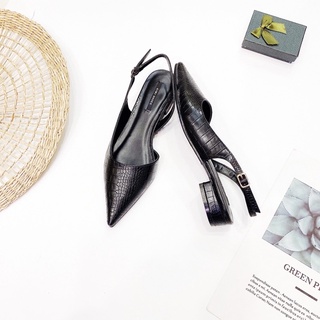 sandal slingback bit mũi 3cm - 1061
