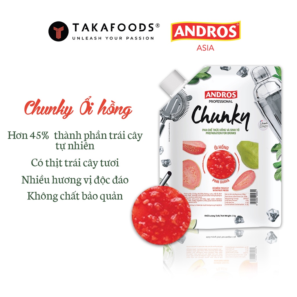 Mứt Trái Cây Chunky Ổi Hồng.Hàng công ty có sẵn giao ngay