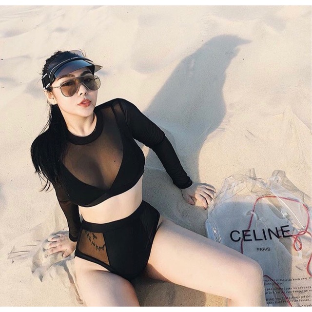 Bikini dài tay lưới