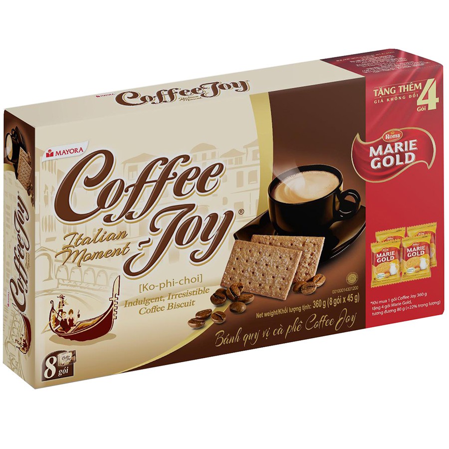 Bánh Quy Vị Cà Phê Coffee Joy hộp 360g - 1035556