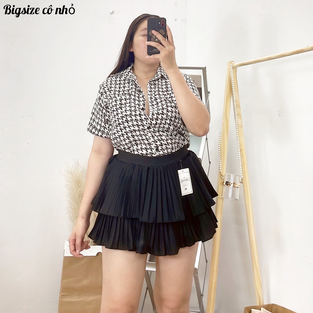 Áo Sơ Mi Nữ Họa Tiết Bigsize Dễ THương Phom Rộng,Lên Phom Cực Xinh SMHT ZZ
