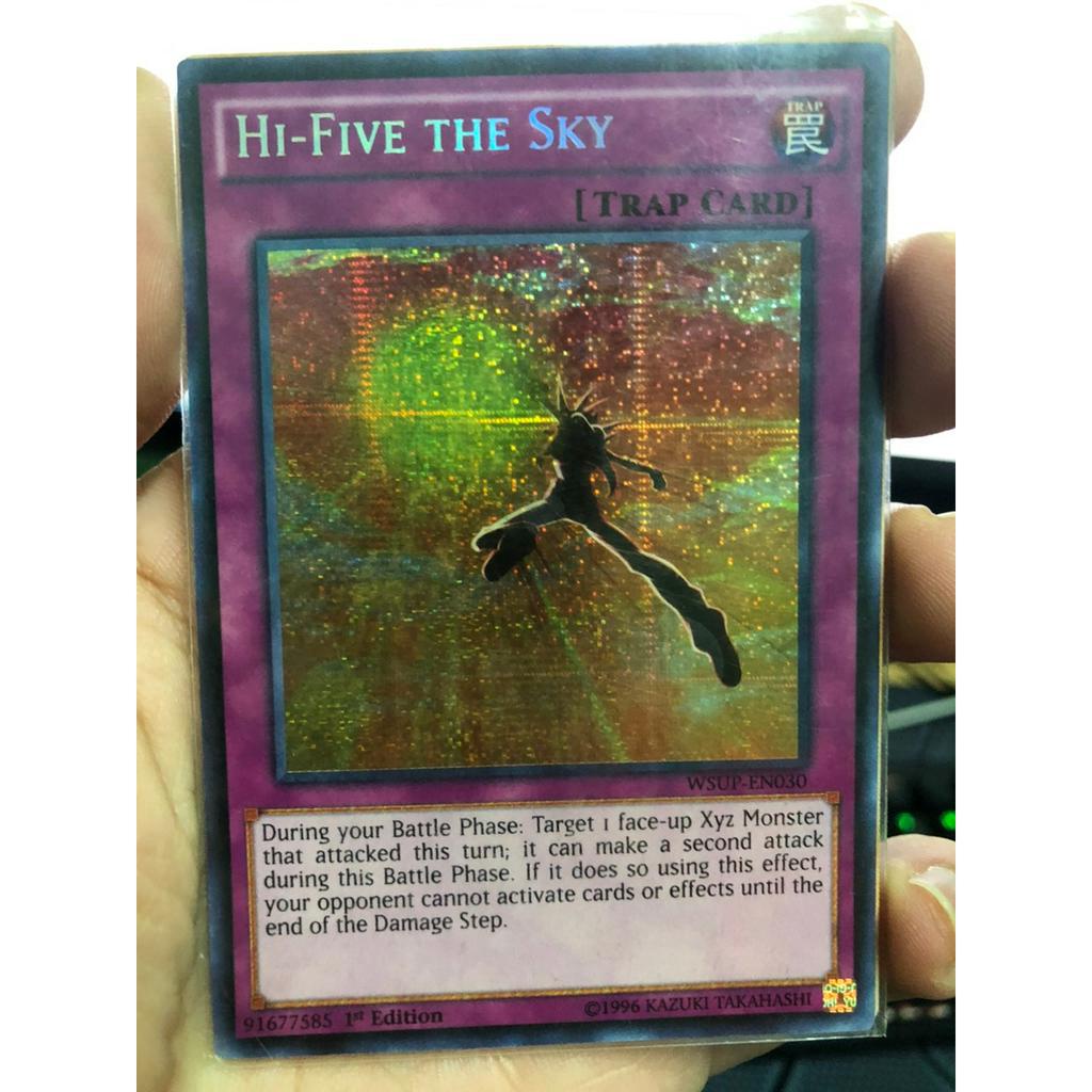 Hi-Five the Sky - WSUP-EN030 - Prismatic Secret Rare 1st Edition