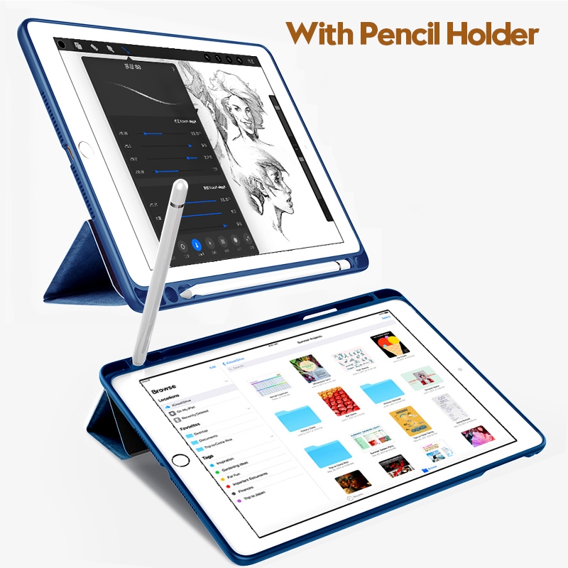 Ốp Máy Tính Bảng Da Từ Tính Lật Tự Động Bật / Tắt Cho iPad Pro 12.9 "inch 2018 2015 2017 Pro 12.9 M2 2022