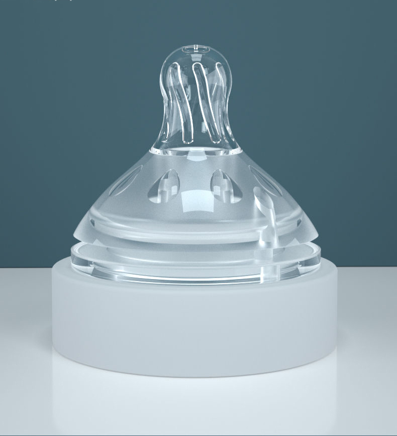 Bình sữa bằng silicon thiết kế độc đáo cho bé