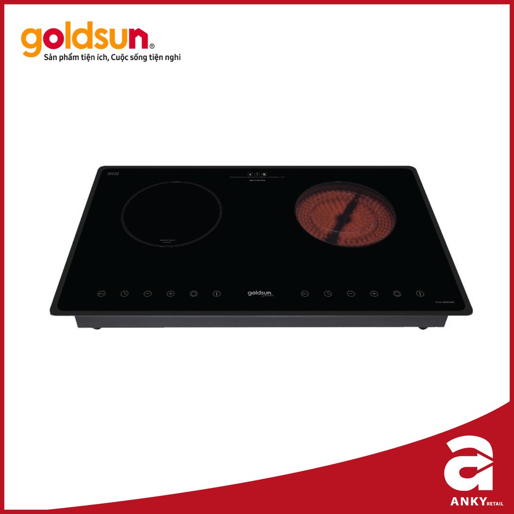 Bếp đôi điện từ hồng ngoại Goldsun GYL999