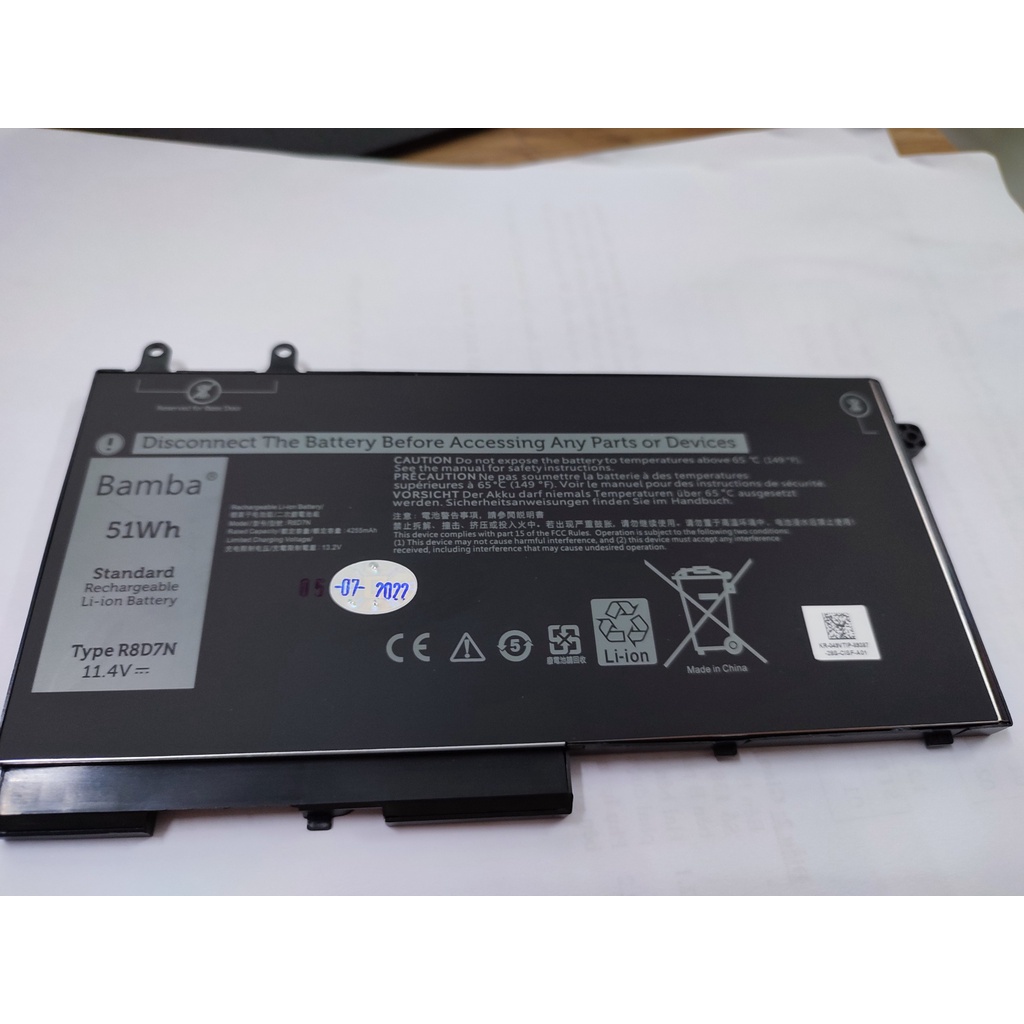 Pin 51w dành cho laptop Dell E5400, E5401