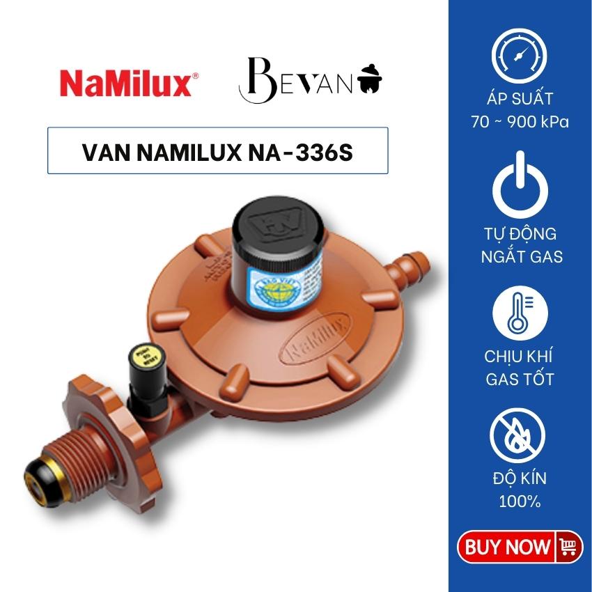 Van gas tự động ngắt NaMilux NA-336S-VN Bevano sử dụng kẽm nguyên chất KZA3 chống ăn mòn, đảm bảo độ kín 100% an toàn