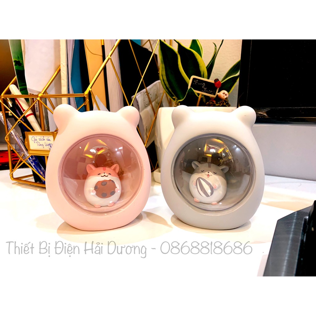 Đèn ngủ trang trí hình chú chuột dễ thương W1049 - quà tặng cho bé - decor trang trí căn phòng