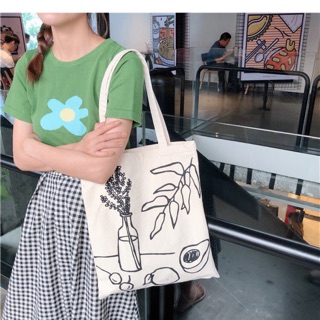 Túi Vải Túi Tote Canvas Hàn Quốc Siêu Hot