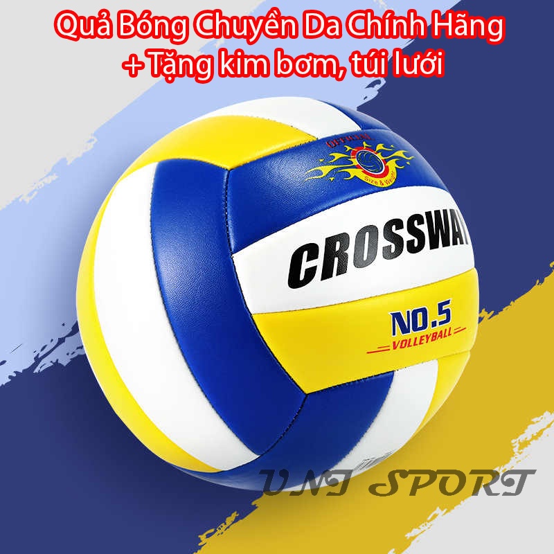 Bóng Chuyền Da Chính Hãng Paledas 3300 + Tặng kim bơm, túi lưới - Bóng chuyền tiêu chuẩn cho người mới tập SIEU HOT