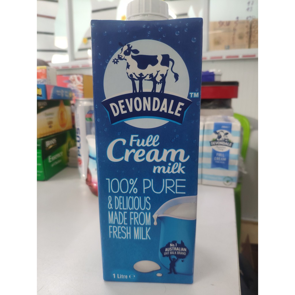 Sữa Tươi Devondale Nguyên Kem 1L Thùng 10 Hộp