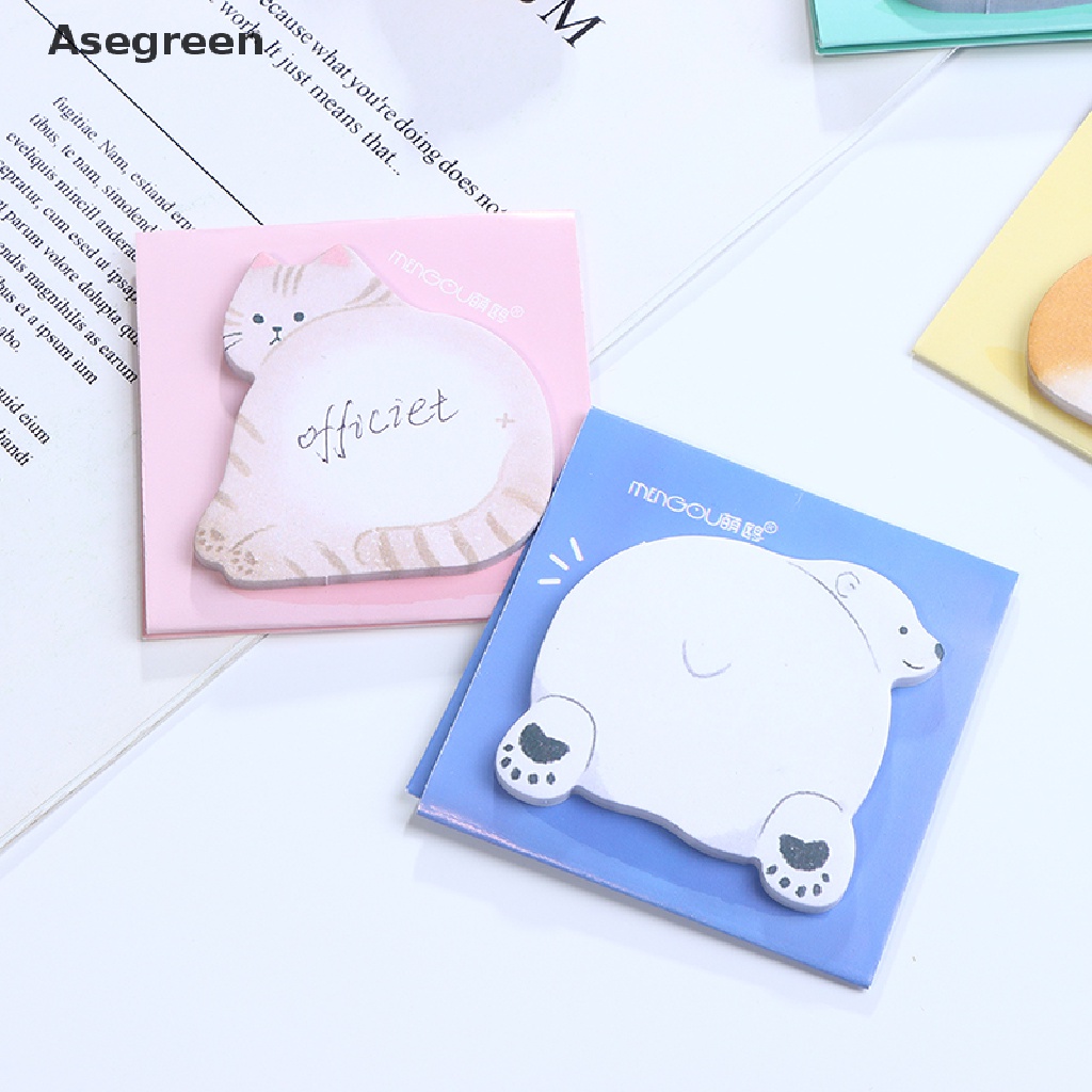 Set 30 Tờ Giấy Ghi Chú Đánh Dấu Trang Sách Hình Mông Chim Cánh Cụt Dễ Thương