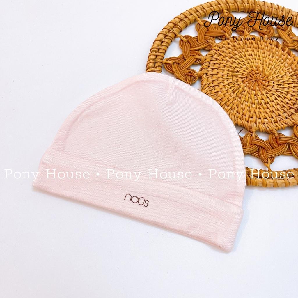 Mũ sơ sinh Nous Petit siêu mềm, mịn cho bé Trai Bé, Gái Sơ Sinh/ Newborn 0-4 tháng