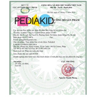 Pediakid 22 vitamin cho bé