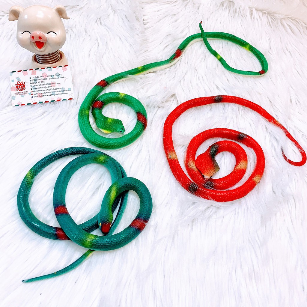 Rắn Nhựa ( 90cm ) - Giao Màu Ngẫu Nhiên