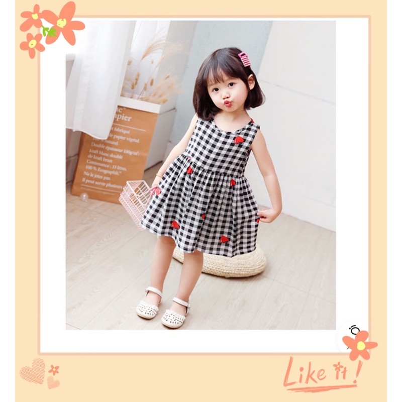 vải lụa đũi thoáng mát, đầm xinh cho bé ❤️