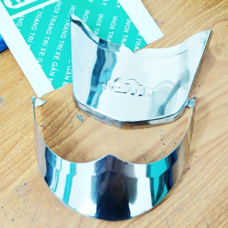 Ốp dè trước và sau SH Mode 2020 INOX sáng bóng dành cho xe kiểng