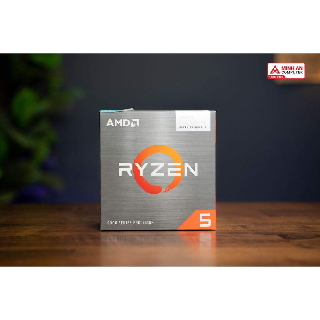 CPU AMD Ryzen 5 5600G (3.9GHz up to 4.4GHz, 6 nhân, 12 luồng, 19MB Cache, 65W) - Socket AM4