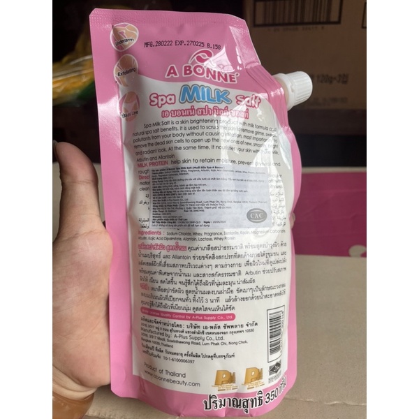 Muối tắm sữa bò A Bonne Thái Lan 350g chính hãng