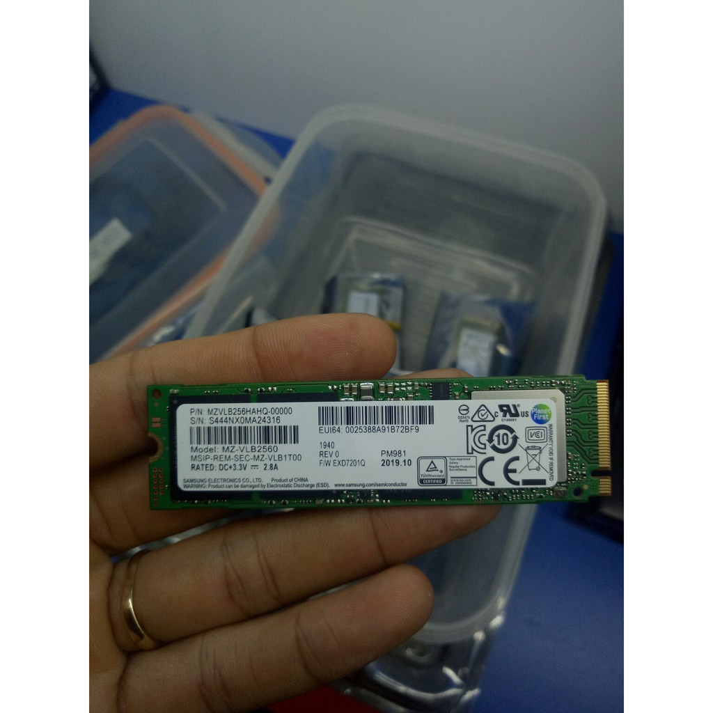 SSD Samsung  256GB PM981a NVMe Giá Tốt NHất Shopee