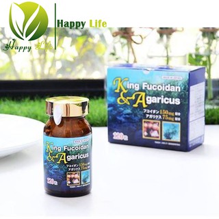 Viên uống king fucoidan & agaricus hỗ trợ điều trị ung thư, ung bướng nhập khẩu nhật bản