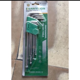 Bộ 9 cây lục giác đầu bi BERRY