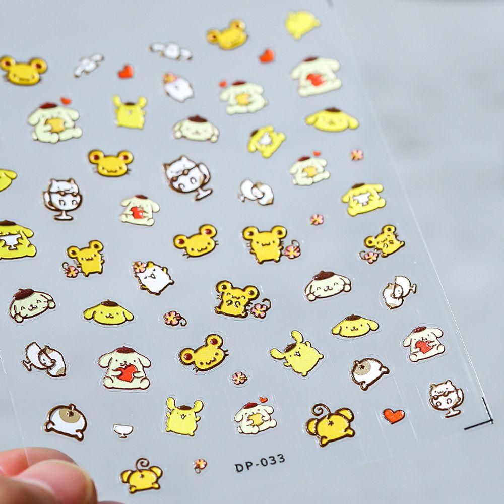 Miếng Dán Trang Trí Móng Tay 5D Hình Hoạt Hình Spirited Away